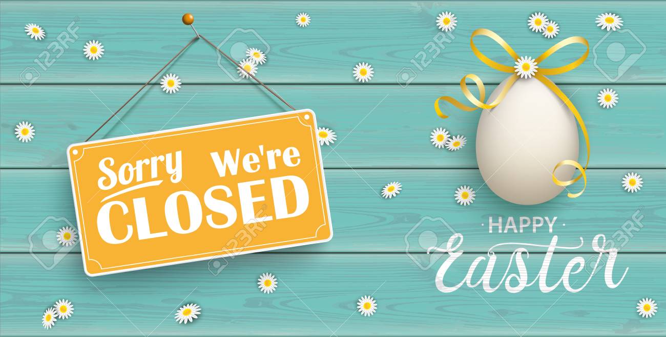 Printable Closed For Easter Sign